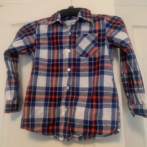 Children’s place boys plaid shirt size 5/6 small
